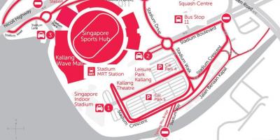 מפת סינגפור ספורט רכזת