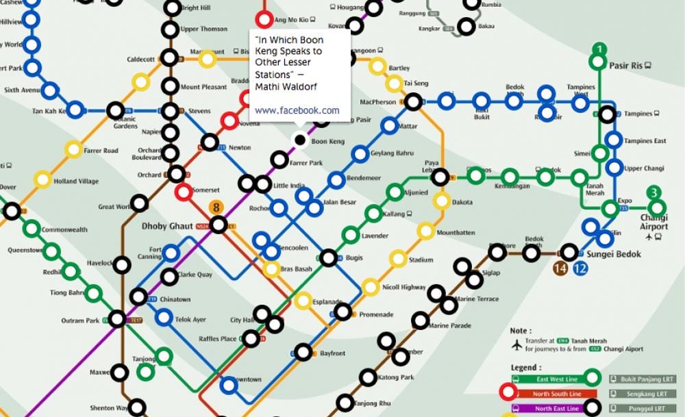 מפת סינגפור mrt