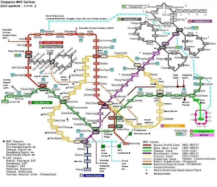 mrt 7 תחנות מפה