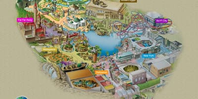 אתרי הנופש של העולם sentosa מפה